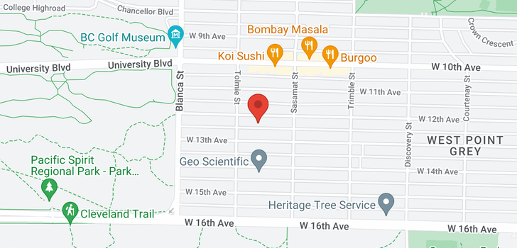 map of 4566 W 12TH AVENUE